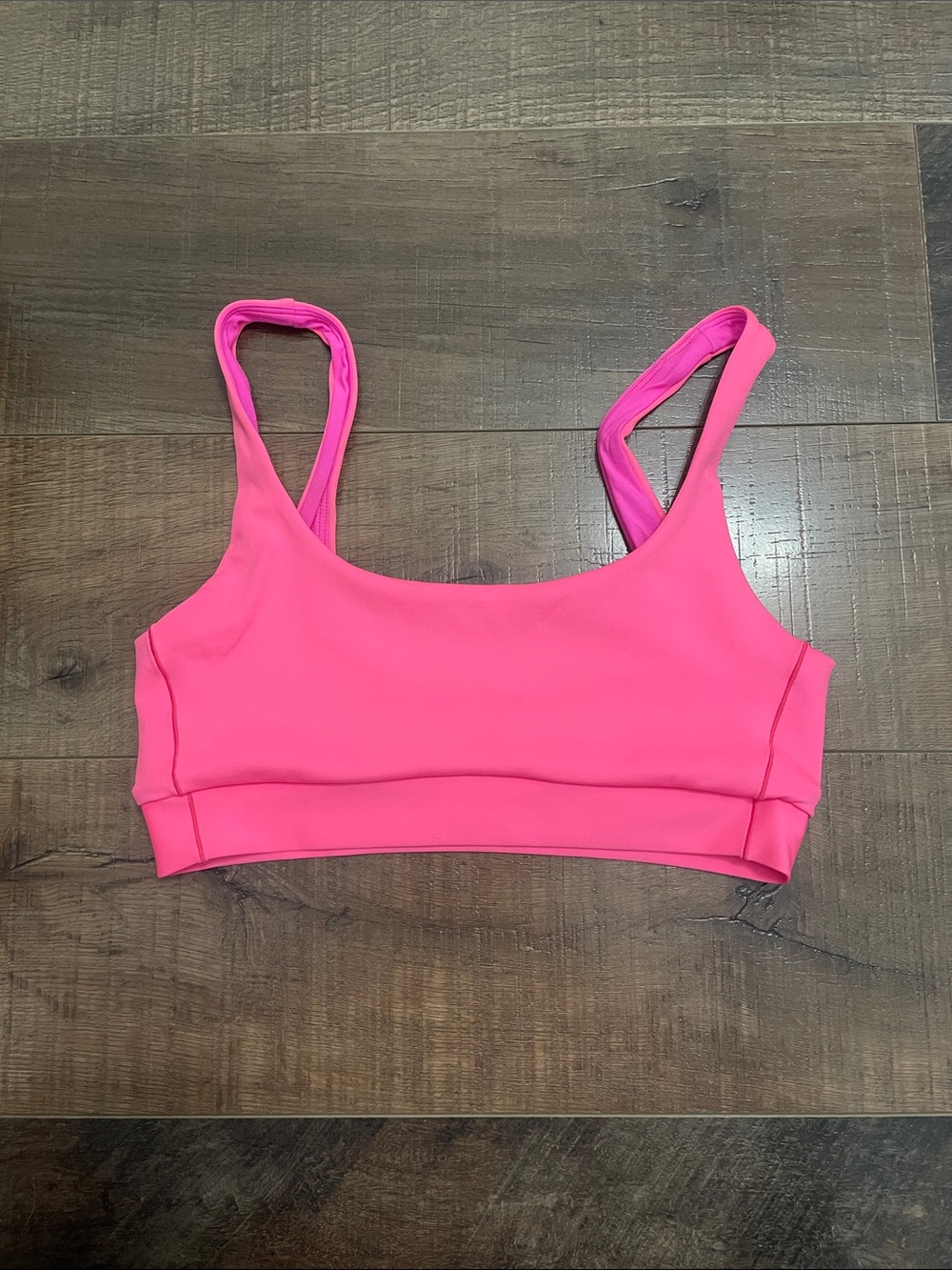 Left On Friday Hot Pink / Neon Pink Bikini Top M